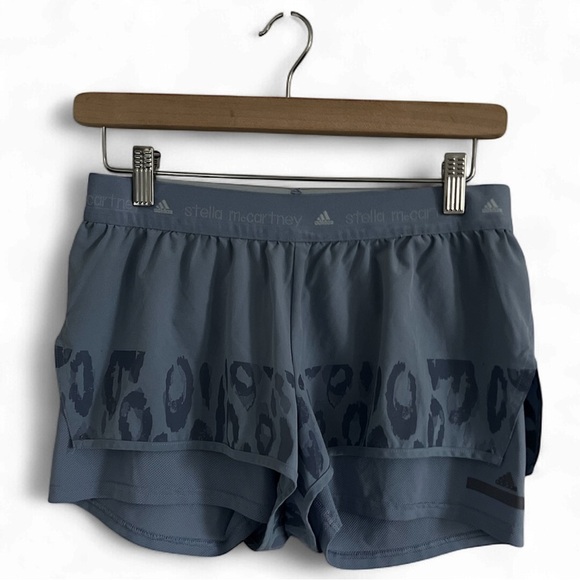 Adidas by Stella McCartney Blue TruePurpose 2-in-1 Training Shorts - Picture 1 of 3